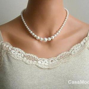 Pearl Necklace Bridesmaids Gifts Pearl Necklace..